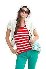 Image showing Stylish teenage girl