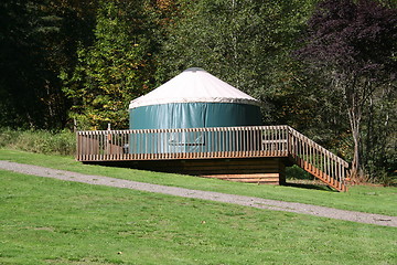 Image showing Yurt in Campground