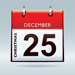 Image showing christmas day calendar