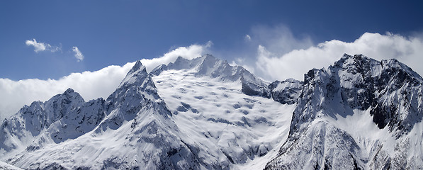 Image showing Panorama Caucasus Mountains