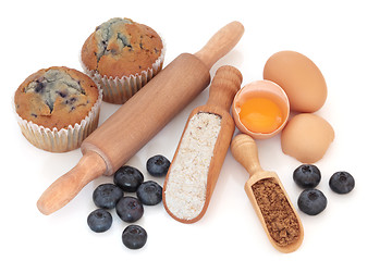 Image showing Blueberry Muffins