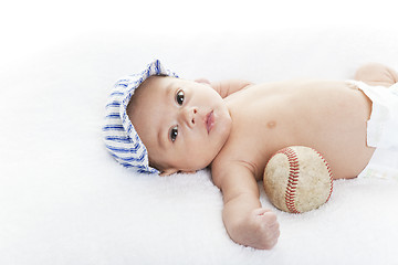 Image showing Baby Baseball Player
