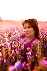 Image showing Relaxing on the meadow