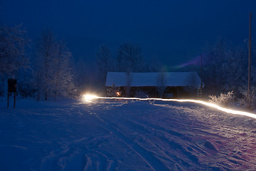 Image showing Light trail