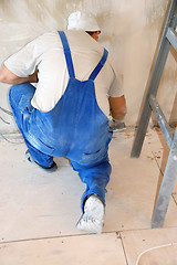 Image showing builder working