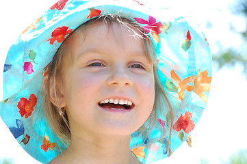 Image showing bright summer smile