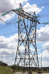 Image showing Electric Pylon