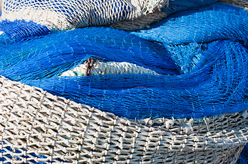 Image showing Fishing nets