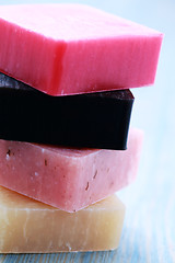 Image showing lovely fruity soaps