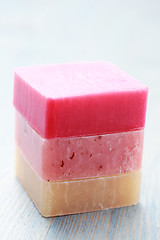 Image showing lovely fruity soaps