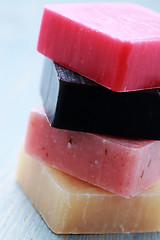 Image showing lovely fruity soaps