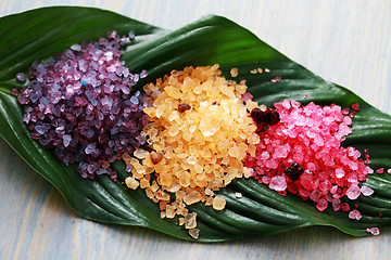 Image showing fruity bath salt