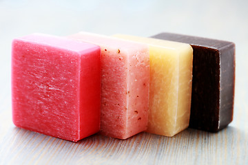 Image showing lovely fruity soaps