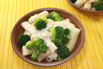 Image showing Tortiglione with broccoli