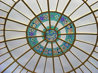 Image showing Glass architecture details on dome