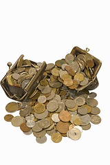 Image showing Purse and coins