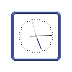 Image showing clock blue