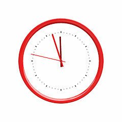 Image showing clock red