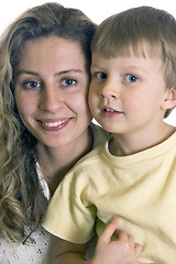 Image showing mom and son
