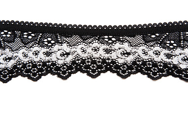 Image showing Black lace