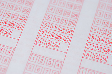 Image showing Lottery ticket