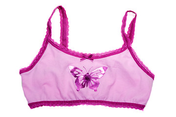 Image showing Bra with pattern butterfly