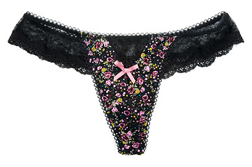 Image showing Black feminine panties