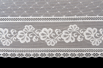 Image showing Decorative white lace