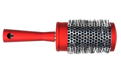 Image showing One red massages comb