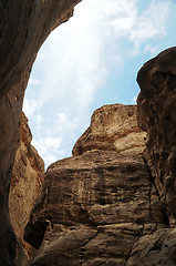Image showing Siq Canyon of Petra