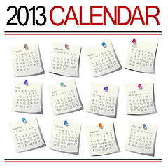 Image showing 2013 Calendar