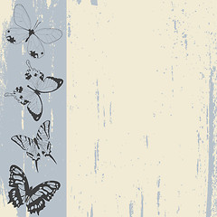 Image showing Butterflies sketch