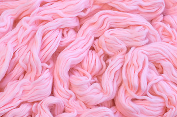 Image showing Detail of dyed wool  - background