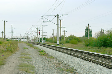 Image showing Railway tracks