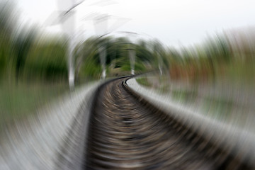 Image showing Railway tracks