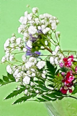 Image showing floral background