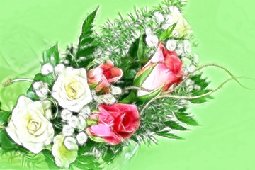 Image showing floral background