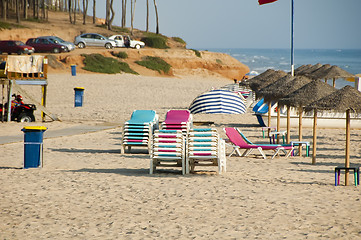 Image showing Chaise longues