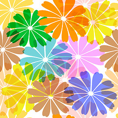 Image showing Seamless floral pattern