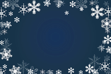 Image showing snow background
