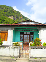 Image showing typical house Soufriere St. Lucia