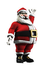 Image showing Waving Santa