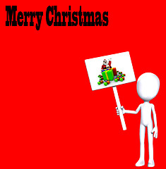 Image showing Merry Christmas Figure