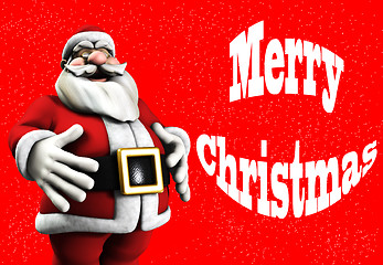 Image showing Jolly Santa