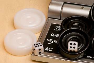 Image showing Tokens and dice
