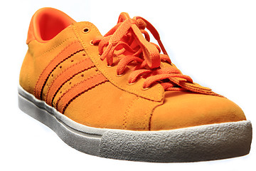 Image showing Orange shoe, isolated on white