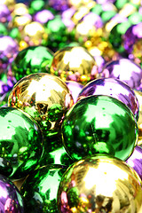 Image showing Color balls. bright colors background 