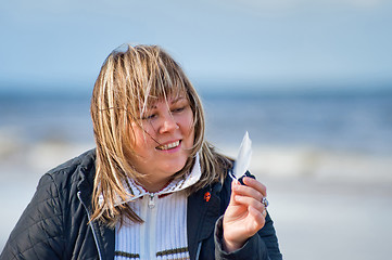 Image showing Portrait of mature woman