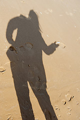 Image showing Shadow in dune