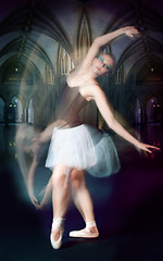 Image showing ballet dancer in motion